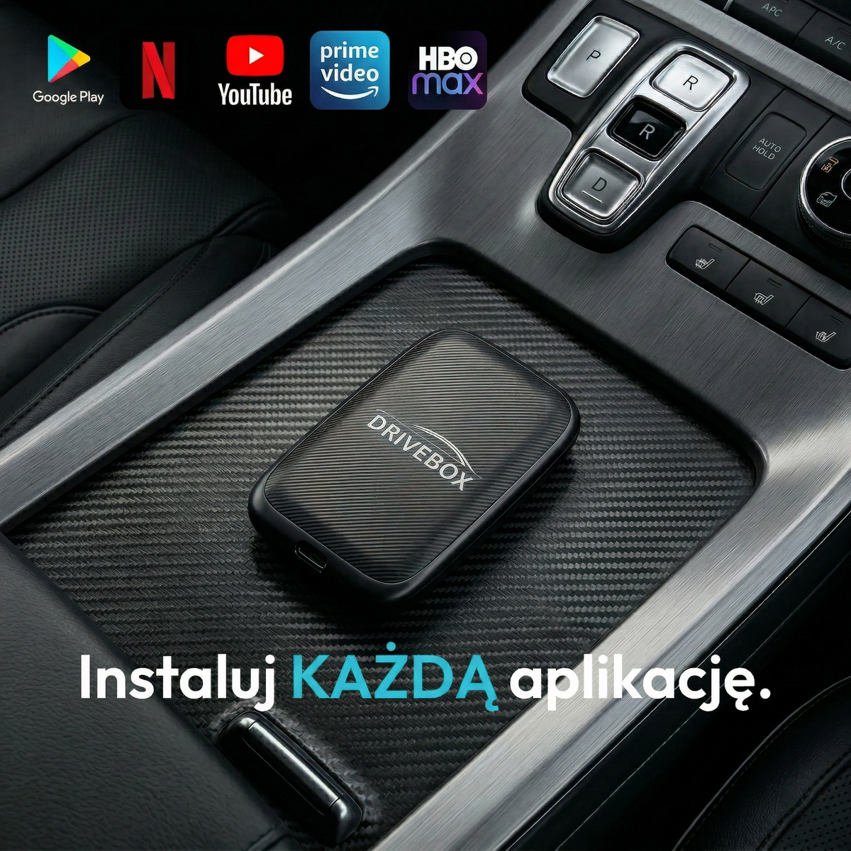 DriveBox™ Smart TV do Twojego auta