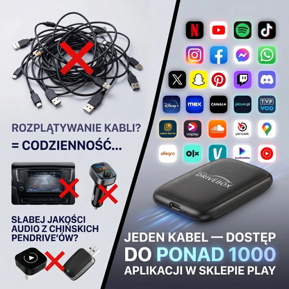 DriveBox™ Smart TV do Twojego auta
